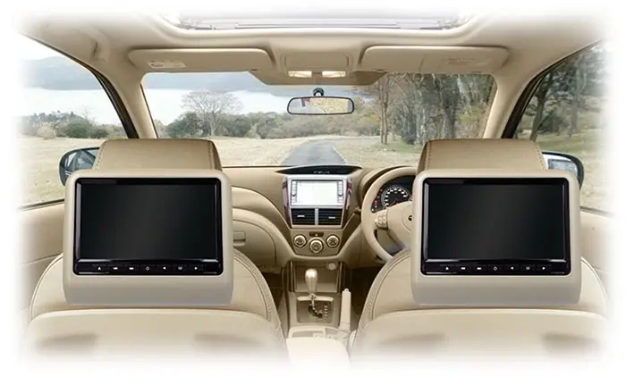مانیتور پشت سری خودرو 9 اینچی car clip on headrest 9inch DVD player