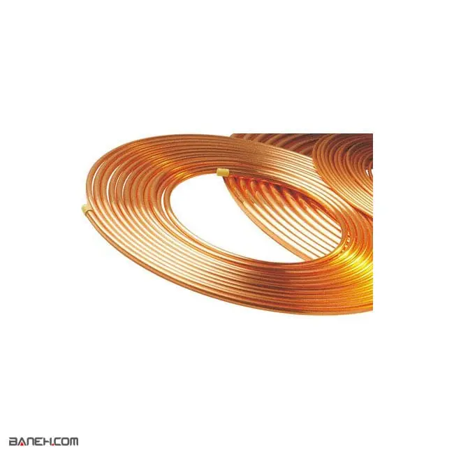 لوازم جانبی کولر لوله مسی کولرگازی 5 متر Copper Pipe
