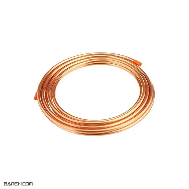 لوله مسی کولر گازی ظرفیت 24000 5 متر Copper Pipe