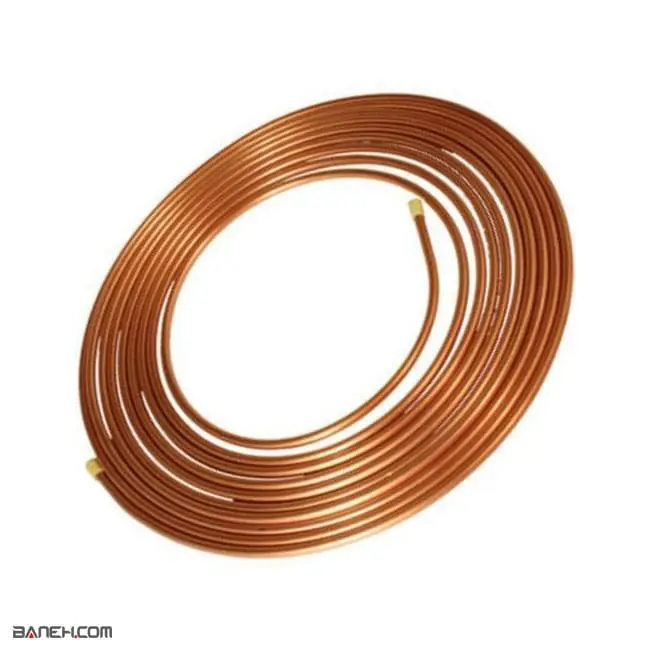 لوازم جانبی کولر لوله مسی کولرگازی 5 متر Copper Pipe