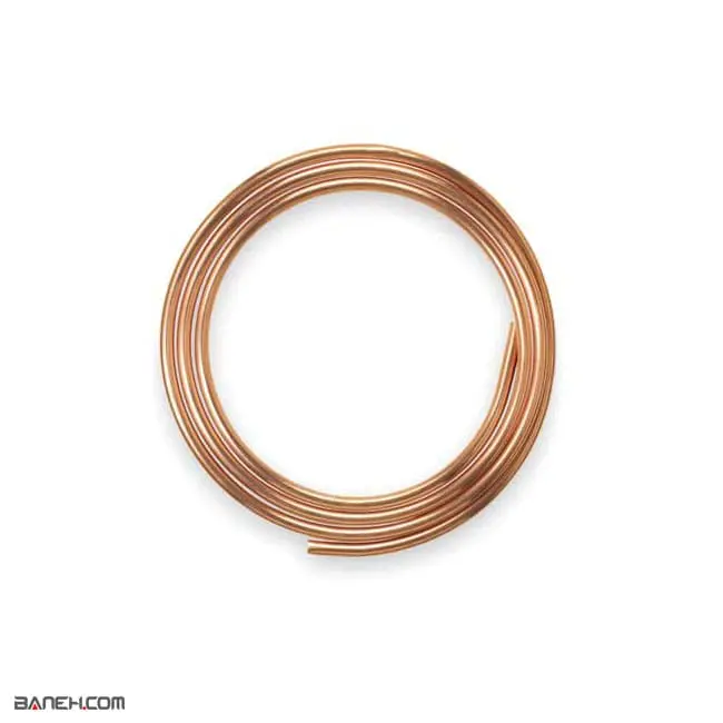 لوازم جانبی کولر لوله مسی کولرگازی 5 متر Copper Pipe