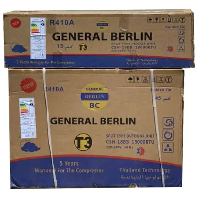 کولر گازی جنرال برلین 18000 کم مصرف CSH-18BB T3