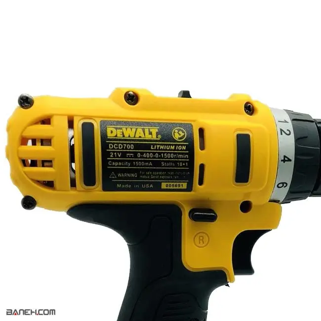 دریل شارژی دیوالت 21 ولت DCD700 Dewalt Cordless Drill