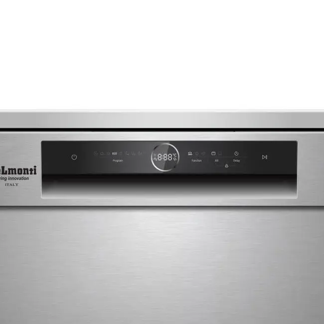 ماشین ظرفشویی دلمونتی 14 نفره DL 715 سفید نقره