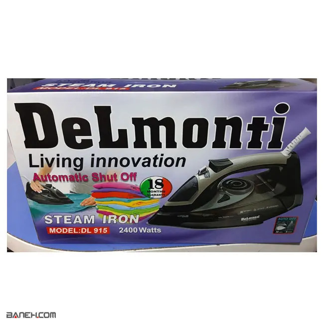 اتو بخار دلمونتی سرامیکی 2400 وات DL915 Delmonti Steam Iron