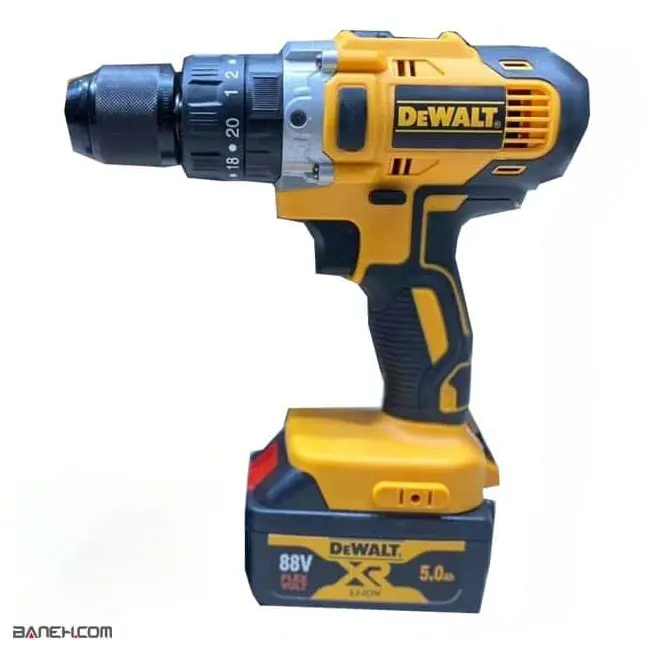 دریل شارژی دیوالت 88 ولت مدل DEWALT DRILL 88V FLIX VOLT