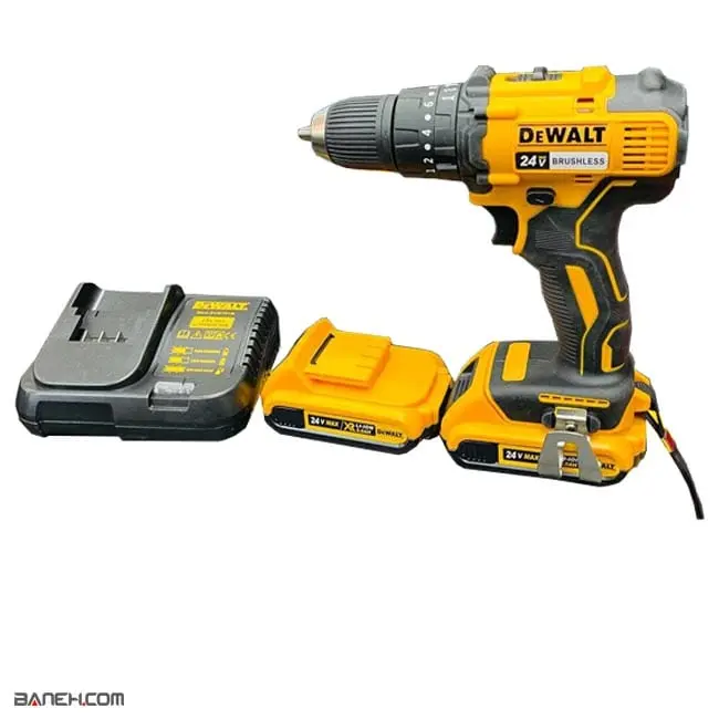 دریل شارژی دیوالت 24 ولت مدل DEWALT COLRDLESS DRILL DCD701M