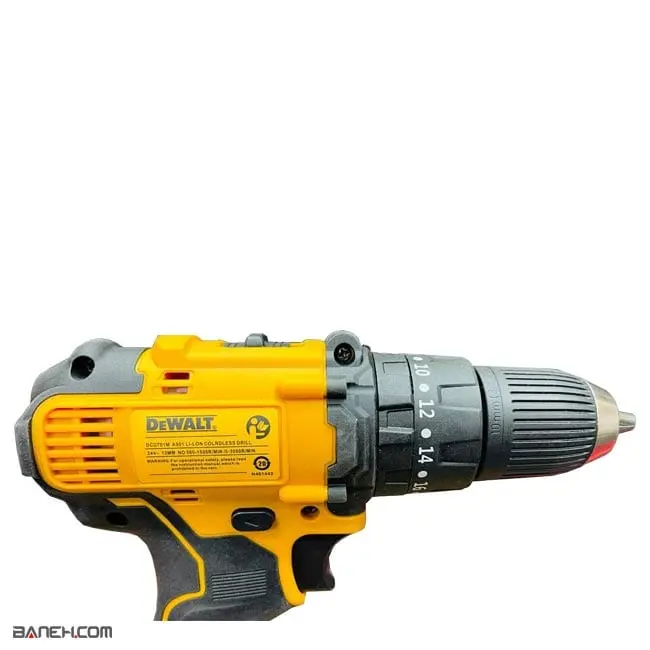 دریل شارژی دیوالت 24 ولت مدل DEWALT COLRDLESS DRILL DCD701M