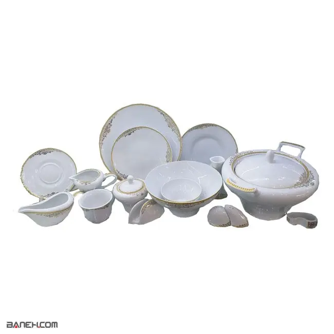 سرویس غذاخوری چینی پردیس فرانسه 160 پارچه Dinnerware service