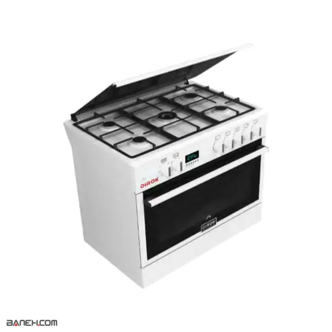 اجاق گاز فر دار دیروک 5 شعله DIR1511SO Dirok Oven Gas 5 Flame