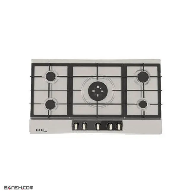 اجاق گاز صفحه ای 5 شعله دیروک DIR4806GH Dirok Plate Gas 5 Flame