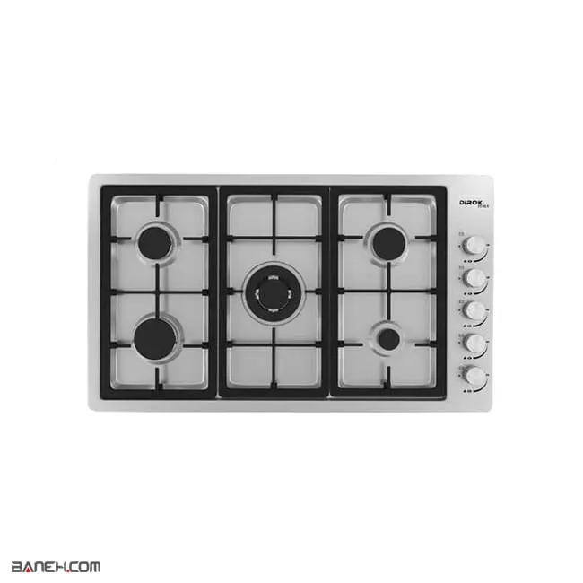 اجاق گاز صفحه ای دیروک 5 شعله DIR4809GH Dirok