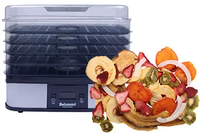 میوه خشک کن دیجیتالی دلمونتی DL-190 Delmonti Fruit Dryer 350W