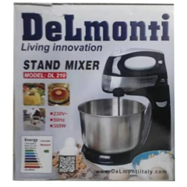همزن کاسه دار دلمونتی استیل DL210 Delmonti Stand Mixer