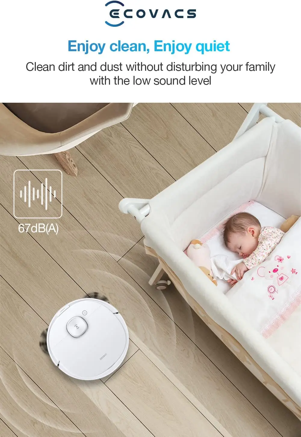 3 جارو برقی رباتیک اکووکس مدل ECOVACS DEEBOT N8 DLN26-21EP dln26 21ep 10 .jpg جارو برقی رباتیک اکووکس مدل ECOVACS DEEBOT N8 DLN26-21EP