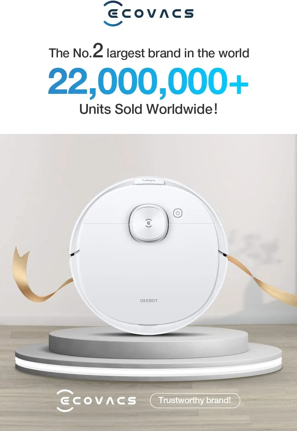 جارو برقی رباتیک اکووکس مدل ‎ ECOVACS DEEBOT N8 DLN26-21EP