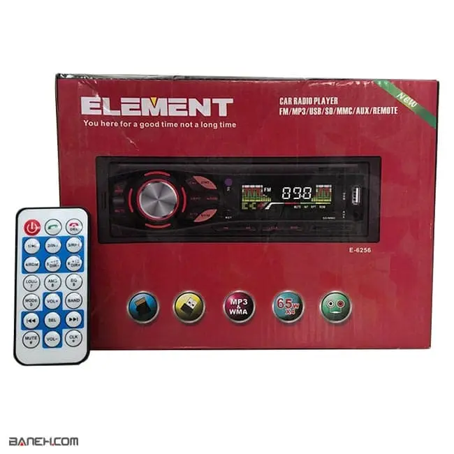دستگاه پخش خودرو المنت 65 وات E-6256 ELEMENT Car Audio