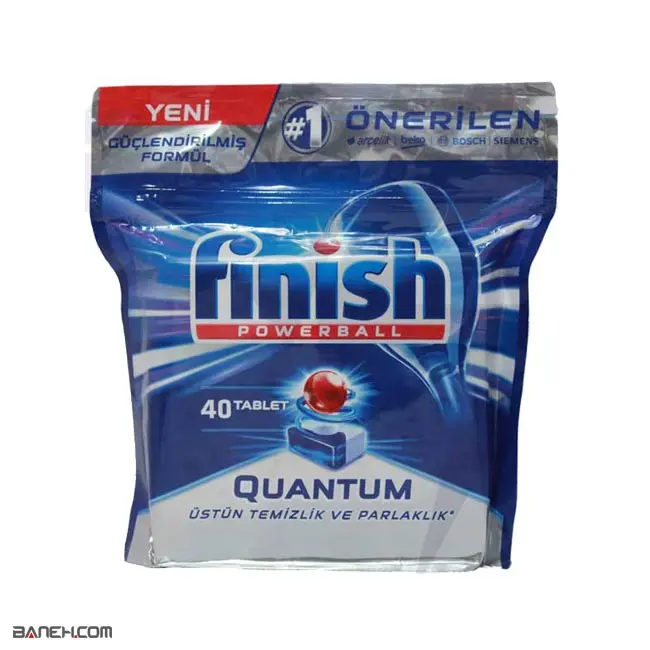 لوازم جانبی ظرفشویی قرص ماشین ظرفشویی فینیش کوانتوم 40 عددی Finish 40Tablet