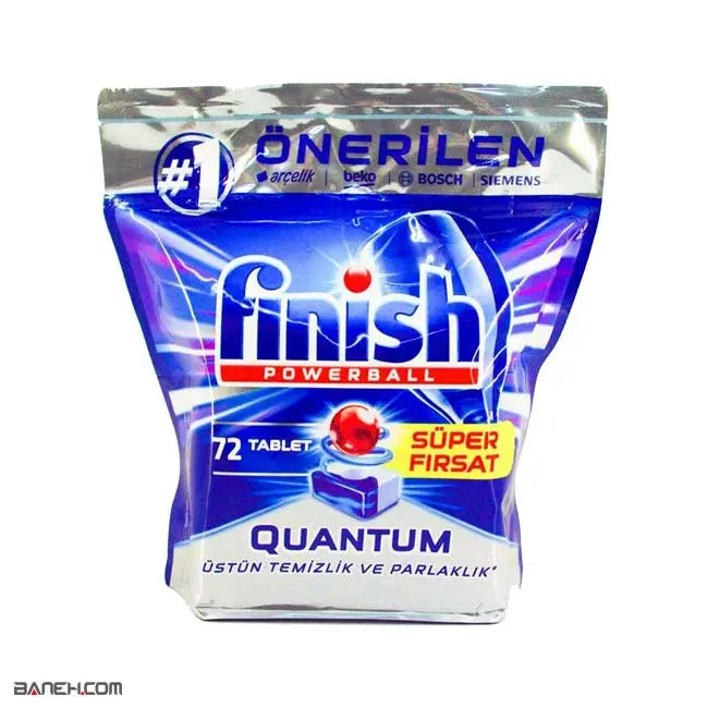قرص ماشین ظرفشویی فینیش کوانتوم 72 عددی Finish Tablet