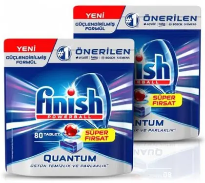 قرص ماشین ظرفشویی فینیش کوانتوم 80 عددی Finish Tablet