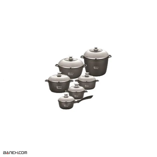 سرویس قابلمه سرامیکی 25 پارچه فوما FU-671 Fuma 25 Pieces