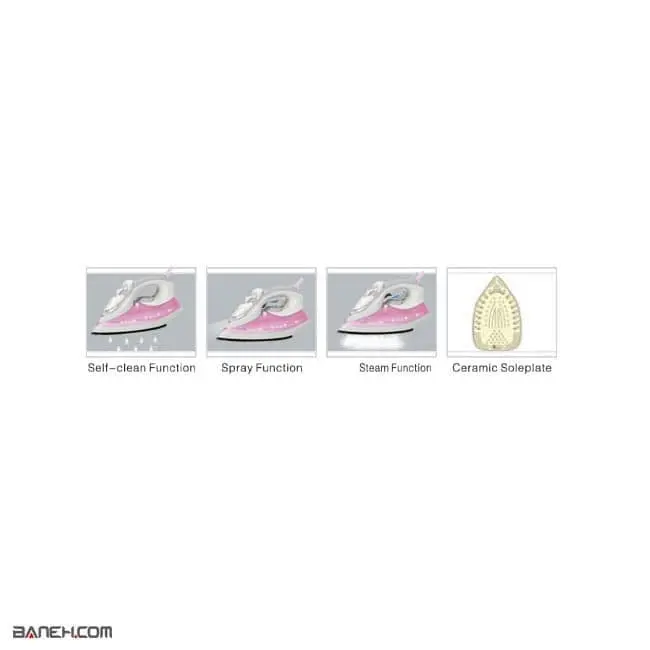 خرید اتو بخار فوما 2400 وات FU-712 FUMA Steam Iron