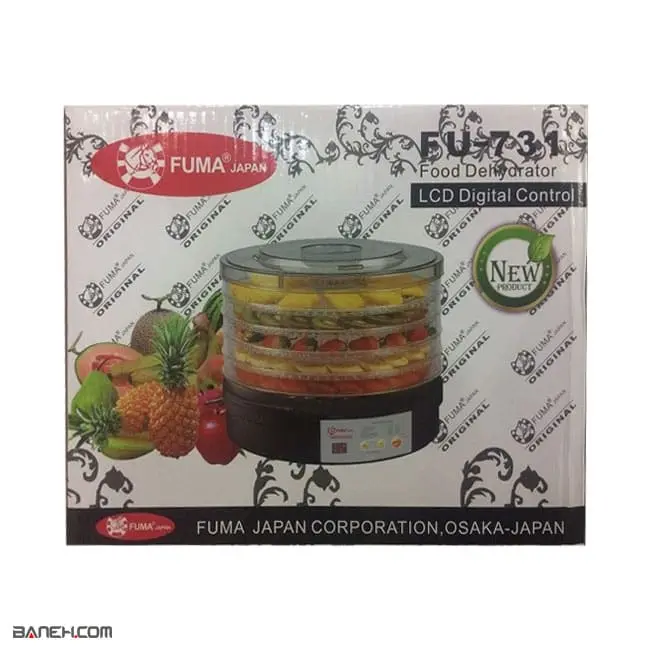 میوه خشک کن فوما 250 وات FU-731 Fuma Fruit Dryer