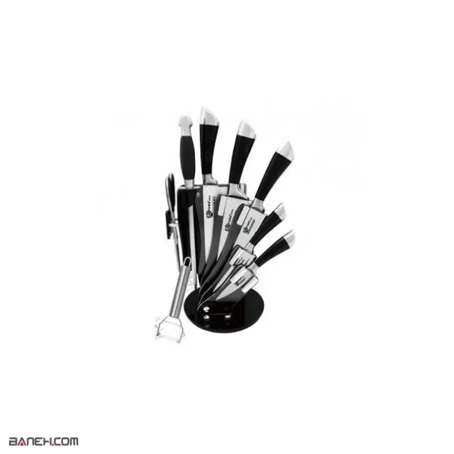 ست چاقو آشپزخانه 9 پارچه فوما Fuma Knife Set 9 Pcs FU-933