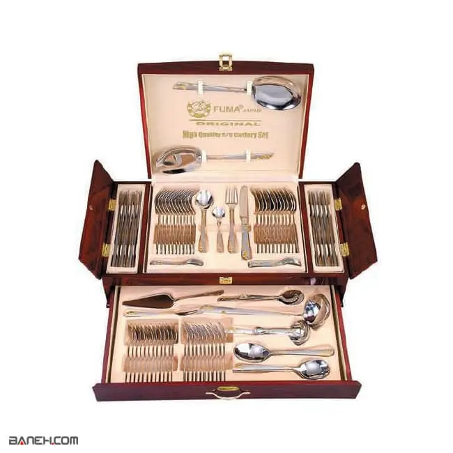سرویس قاشق و چنگال فوما 86 تکه FU-825 Fuma Cutlery Set