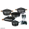 fuma fu 761 9 1 سرویس قابلمه 18 پارچه چدن سرامیک FUMA FU-761 18 PCS SET