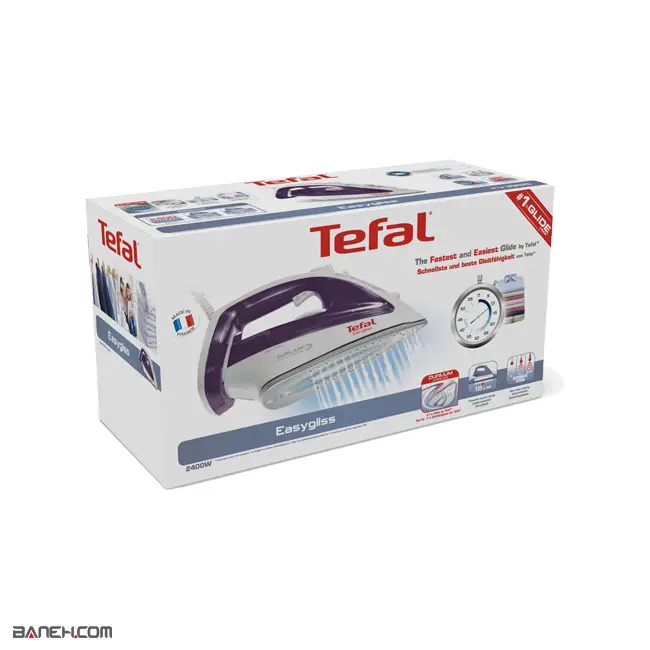 اتو بخار تفال 2400 وات FV3955 Tefal Steam Iron
