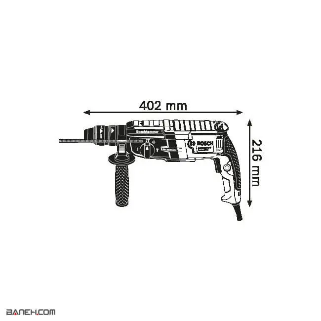 دریل بتن کن بوش GBH 2-28 DFV Bosch Rotary Hammer Drill