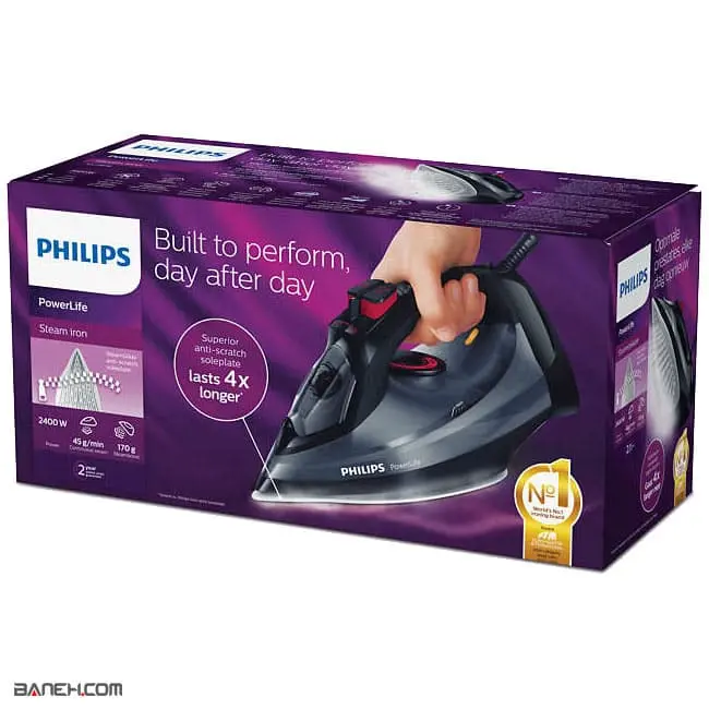 اتو بخار فیلیپس 2400 وات GC2998 Philips PowerLife Steam iron