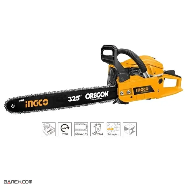 اره زنجیری اینکو GCS45182 Ingco Chain Saw