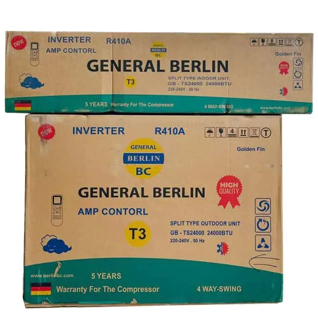 کولر گازی جنرال برلین 24000 اینورتر GB-TS24000 T3