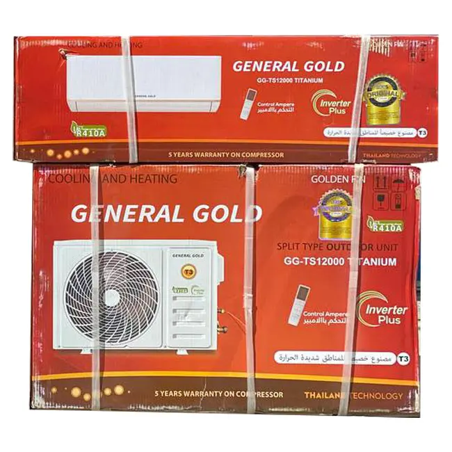 کولرگازی 18000 جنرال گلد GG-TS18000 تیتانیوم R410a اینورتر