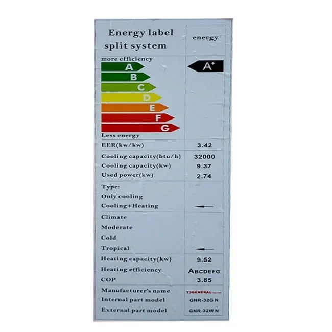 کولر گازی تی تری جنرال 32000 طرح لبخند GNR-32GW N T3