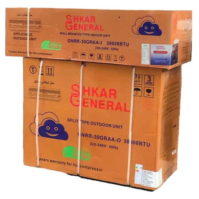 کولر گازی جنرال شکار 30000 طرح لبخند GNRR-30GRAA-I R410
