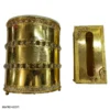 gold plating 4 1 1 ست سطل آشغال و دستمال کاغذی آبکاری طلا Gold plating F0073