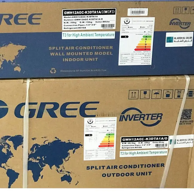 کولر گازی گری 12000 اينورتر GWH12AGC-K3DTA1A/I T3 R410