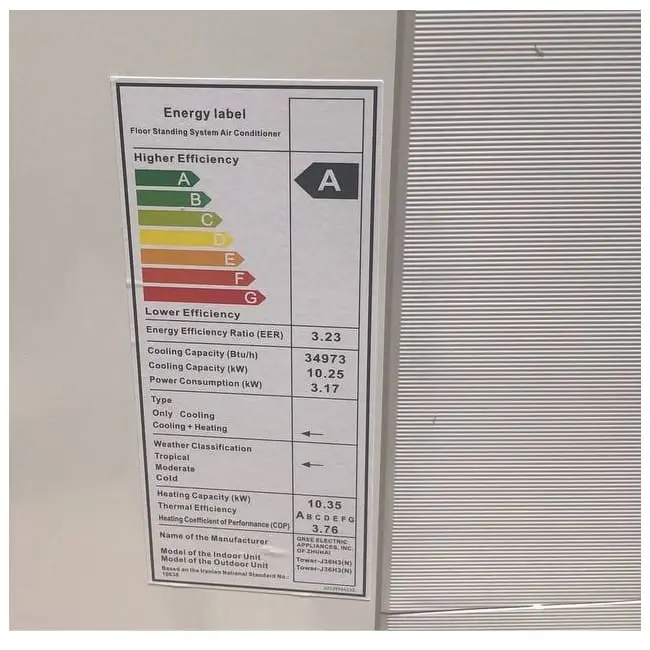 کولر گازی ایستاده گری تاور 48000 کم مصرف Tower-J48H3(N) R410 T3
