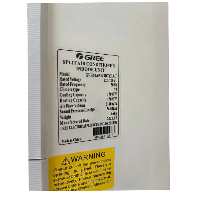 کولر گازی ایستاده گری 60000 اینورتر GVH60AP-K3DTC7A