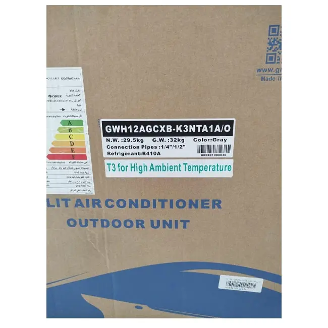 کولر گازی گری 12000 اینورتر GWH12AGC-K3DTA1AO R410a