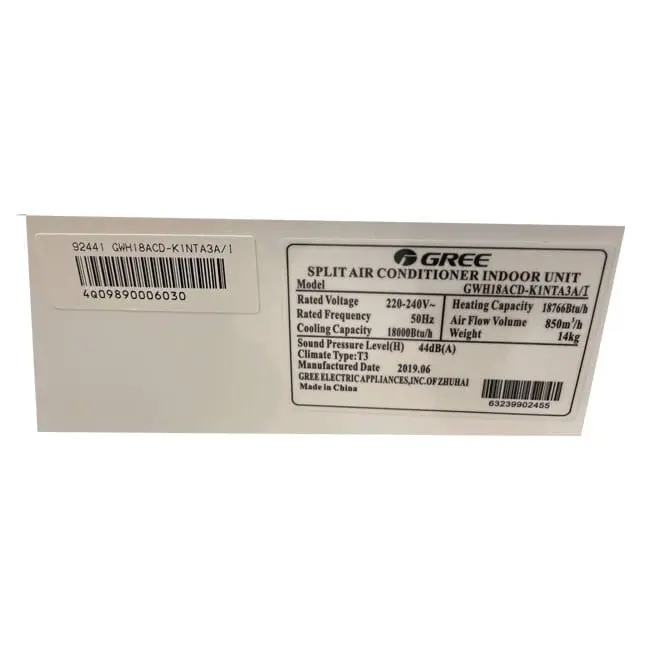 کولر گازی گری 18000 کم مصرف GWH18ACD-K3NTA5B T3