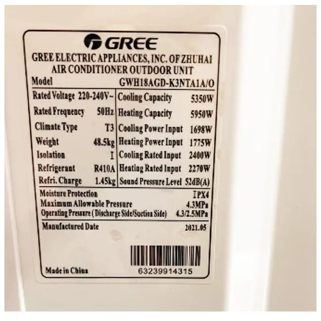 gwh18agd k3nta1ai gwh18agd k3nta1ao polar gree 6 .jpg کولر گازی گری 18000 GWH18AGD-K3DTA1A/I اینورتر T3