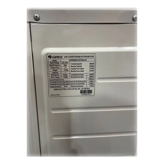 کولر گازی گری پلار 30000 GWH30ACE-K3NTA5A/I T3