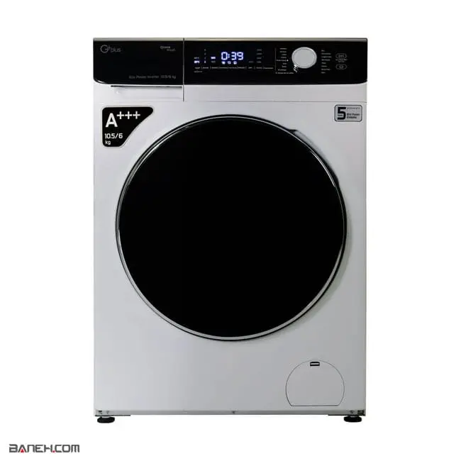ماشین لباسشویی جی پلاس 10.5 کیلویی خشک کن GWM-KD1048S G Plus