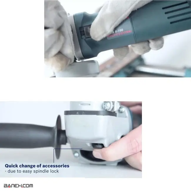 فرز بوش 670 وات حرفه ای GWS 6-115 Bosch Professional