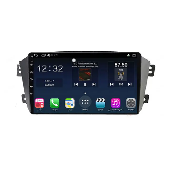 پخش فابریک و مانیتور خودرو جیلی ایکس 7 geely gx7 android
