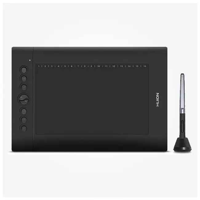 تبلت و قلم طراحی گرافیکی هوئیون مدل Huion H610Pro V2